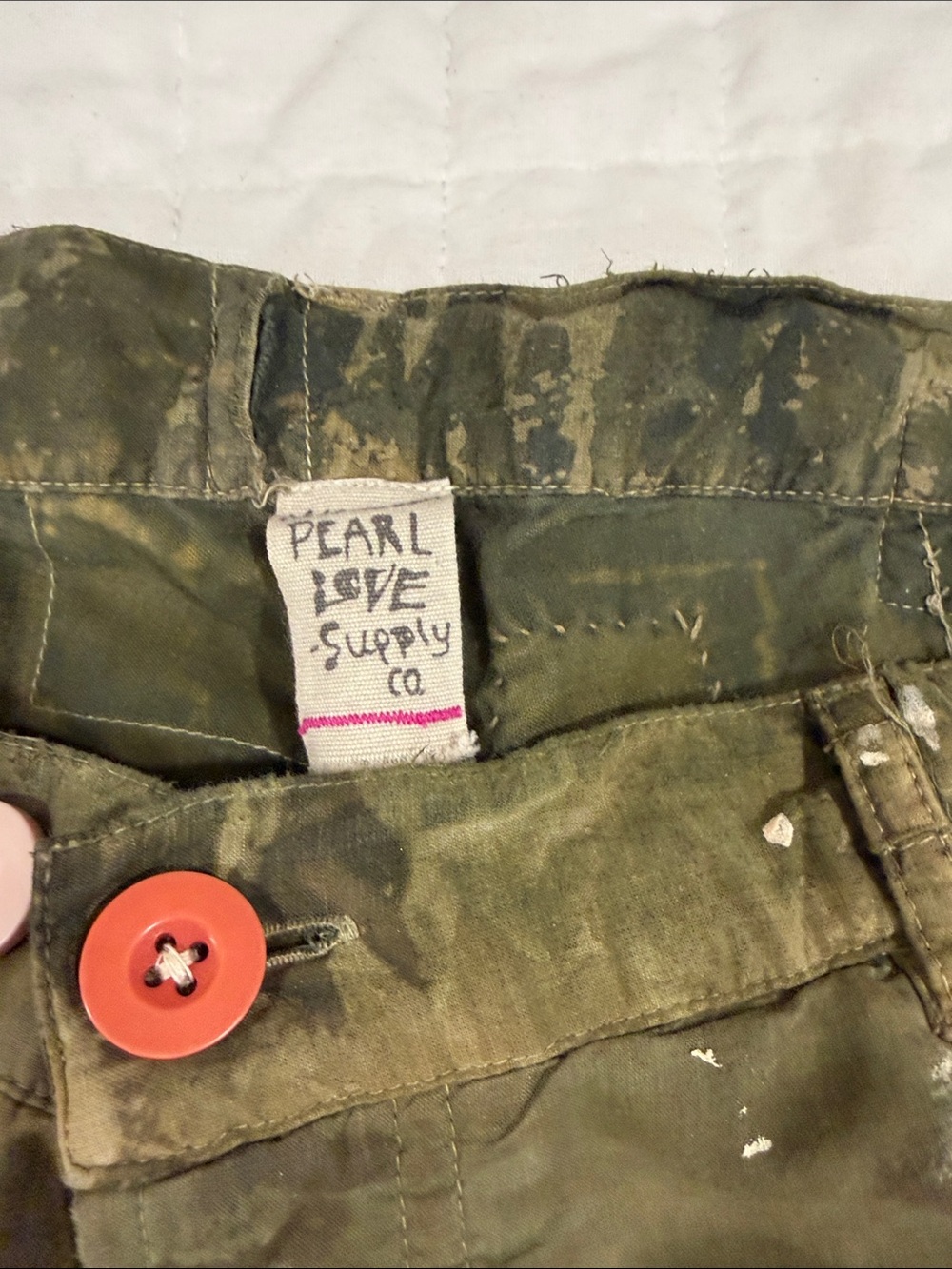 Magnolia Pearl Love Supply Camo Miner 568 Cargo Pants - Picture 2 of 14